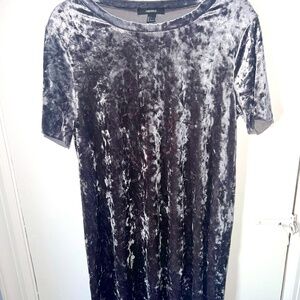 Forever 21 Crushed Velvet Dress, size L